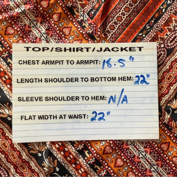 Set Of 2 Western Print Sleeveless Tops Women’s Size Small Multicolor Lightweight - Picture 5 of 11